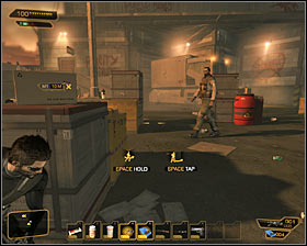 Jump on crates until youll get into small tunnel #1 - (2) Peaceful option: Getting inside the plant - Securing Sarifs Manufacturing Plant - Deus Ex: Human Revolution Game Guide
