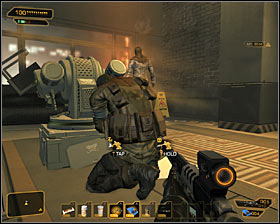 I suggest choosing a northern way leading to the main lobby #1 - (3) Peaceful option: Getting to the elevator - Securing Sarifs Manufacturing Plant - Deus Ex: Human Revolution Game Guide