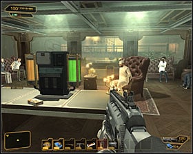 Carefully go straight ahead until you reach another air vent #1 - (6) Saving hostages - Securing Sarifs Manufacturing Plant - Deus Ex: Human Revolution Game Guide