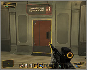 1 - (7) Getting to the assembly lab - Lab 2 - Securing Sarifs Manufacturing Plant - Deus Ex: Human Revolution Game Guide