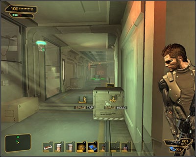 Go south and stop at the junction - (9) Getting to the server room - Securing Sarifs Manufacturing Plant - Deus Ex: Human Revolution Game Guide