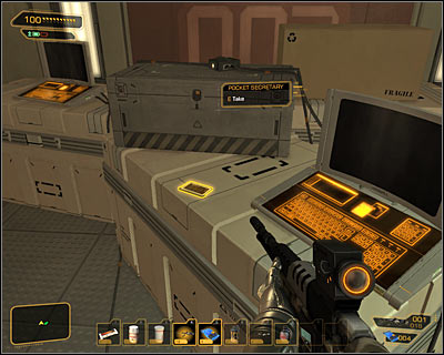 Once inside, search for a PDA first - (9) Getting to the server room - Securing Sarifs Manufacturing Plant - Deus Ex: Human Revolution Game Guide