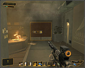 You can now head towards an exit, located in southwestern part of a large room #1 (this is a place where you have to get to if you want to go through the factory without killing or stunning your enemies) - (3) Getting to Sanders location - Neutralize the Terrorist Leader - Deus Ex: Human Revolution Game Guide
