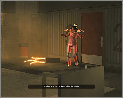 I do not recommend to choose an option of explicitly informing Zeke that youre going to let him go (top dialog option) - (4) Meeting Sanders - Neutralize the Terrorist Leader - Deus Ex: Human Revolution Game Guide