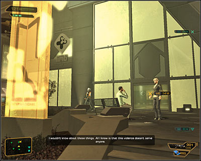 Once outside take a look at the map of this are - press M key or just find any information point - (1) Getting to the clinic - Visiting the L.I.M.B. Clinic - Deus Ex: Human Revolution Game Guide