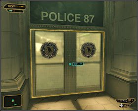 1 - (2) Getting inside the police station - Investigating the Suicide Terrorist - Deus Ex: Human Revolution Game Guide
