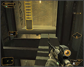 Turn left when you can #1, entering the big vent - (2) Shutting down the antenna - Stopping the Transmission - Deus Ex: Human Revolution Game Guide
