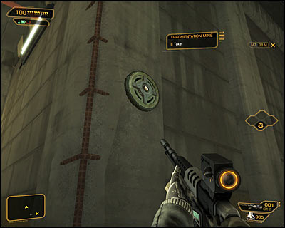 There are few mines in the adjacent corridor, which react to the motion - (2) Shutting down the antenna - Stopping the Transmission - Deus Ex: Human Revolution Game Guide