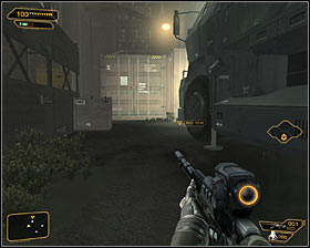 7 - (1) Getting near the main building - Following the Clues in Highland Park - Deus Ex: Human Revolution Game Guide