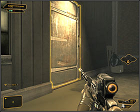 Another way to get to other side is to jump over the fence #1 but this is possible only if you have an augmentation to improve your heros jumping (Jump Enhancement) - (1) Getting near the main building - Following the Clues in Highland Park - Deus Ex: Human Revolution Game Guide