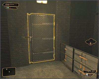 A second option is to use a buildings main entrance (screen above) located in the northern part of the square - (1) Getting near the main building - Following the Clues in Highland Park - Deus Ex: Human Revolution Game Guide