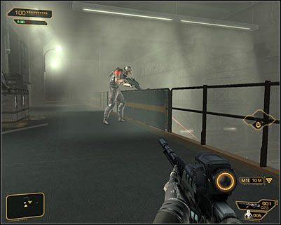 If youve chosen a first option to enter the main building, then its exploration will start on the second floor - (2) Getting to the elevator - Following the Clues in Highland Park - Deus Ex: Human Revolution Game Guide