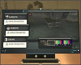 After securing the control room area it would be good to interact with computer terminal #1 - (2) Getting to the elevator - Following the Clues in Highland Park - Deus Ex: Human Revolution Game Guide