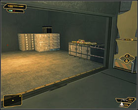 During the duel with Barret it is of course good to fight using a good cover #1, because boss attacks inflict heavy injuries - (7) Defeating Barrett - Following the Clues in Highland Park - Deus Ex: Human Revolution Game Guide