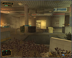 Once outside take a look at the map of this are - press M key or just find any information point - Lesser Evils (steps 1-3) - Side quests - Deus Ex: Human Revolution Game Guide