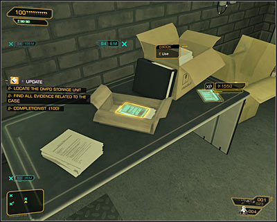 Youll find four e-books inside the warehouse first of all - Motherly Ties (steps 1-3) - Side quests - Deus Ex: Human Revolution Game Guide