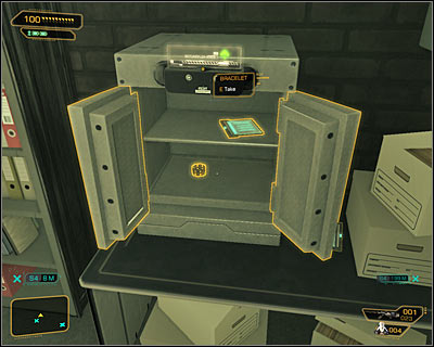 Despite the fact that this mission goal is completed, it is worth to stay here and take a closer look at the safe - Motherly Ties (steps 1-3) - Side quests - Deus Ex: Human Revolution Game Guide