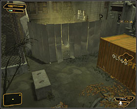 Make sure that none of the enemies comes in your direction and jump over the fence #1 - Cloak & Daggers (steps 8-9) - Side quests - Deus Ex: Human Revolution Game Guide