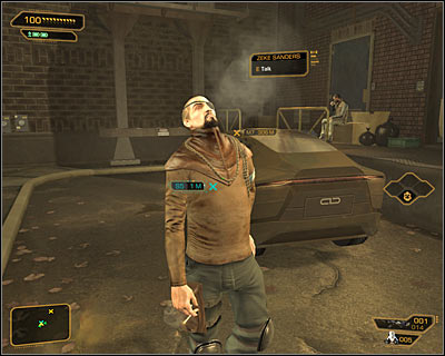 After reaching the destination, it turns out that Zeke Sanders is the mysterious informer - Voices from the Dark - Side quests - Deus Ex: Human Revolution Game Guide