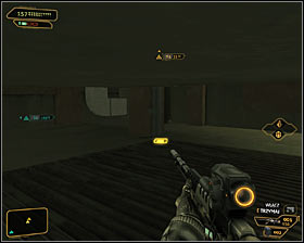 Solve the mini-game to open the door and enter a small room - (3) Peaceful solution: Entering the Hengsha Court Gardens building - Hunting the Hacker - Deus Ex: Human Revolution Game Guide