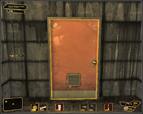 It doesnt really matter how youll get through the toxic trap, because in both cases youll get to a ladder located in the north-eastern part of the sewers #1 - (6) Getting inside the Hive nightclub - Hunting the Hacker - Deus Ex: Human Revolution Game Guide