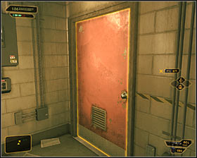 Turn right and then left, choosing the stairs leading to the basement #1 - (7) Discovering van Bruggens whereabouts - Hunting the Hacker - Deus Ex: Human Revolution Game Guide