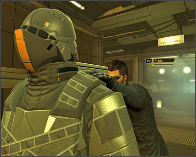 Start off by securing level four of the hotel (screen above) - (10) Aggressive solution: Leaving the main are of the hotel - Hunting the Hacker - Deus Ex: Human Revolution Game Guide