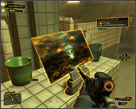 Both paths described above will allow you to get close to the exit from the room - (11) Travelling through the locker room area - Hunting the Hacker - Deus Ex: Human Revolution Game Guide