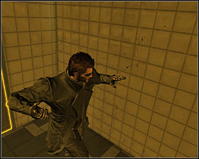 There are two ways of making your way across the laundry room - (12) Travelling through the laundry room area - Hunting the Hacker - Deus Ex: Human Revolution Game Guide