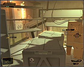 You no longer have to work fast, so you should take some time and explore both rooms - (2) Rescuing a TYM employee - Searching for Proof - Deus Ex: Human Revolution Game Guide