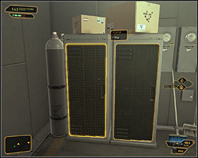 2 - (4) Peaceful solution: Travelling through the cryo-sterilization room - Searching for Proof - Deus Ex: Human Revolution Game Guide