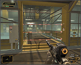 If you werent able to move the large crate blocking the entrance to the vents, then unfortunately youll have to remain close to the second security camera - (4) Peaceful solution: Travelling through the cryo-sterilization room - Searching for Proof - Deus Ex: Human Revolution Game Guide