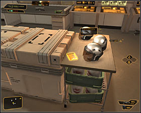 Travel through the ventilation shaft and carefully interact with the vent cover leading to the northern laboratory #1 - (7) Peaceful solution: Travelling through the laboratories - Searching for Proof - Deus Ex: Human Revolution Game Guide