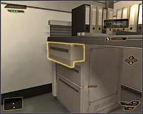 Find the rooms Ive mentioned earlier and enter laboratory B2 #1 - (7) Peaceful solution: Travelling through the laboratories - Searching for Proof - Deus Ex: Human Revolution Game Guide