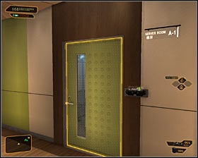 Theres a computer terminal inside Server Room A2, but you would have to wait for one of the Tai Yong employees to leave it for a while before you would be allowed to examine it #1 - (8) Peaceful solution: Reaching the Data Core - Searching for Proof - Deus Ex: Human Revolution Game Guide