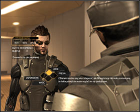 An attempt to approach the main entrance to the Data Core Server Room #1 will result in triggering a conversation with one of the guards - (8) Peaceful solution: Reaching the Data Core - Searching for Proof - Deus Ex: Human Revolution Game Guide