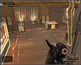 Enter a new ventilation shaft after using the ladder #1 - (8) Peaceful solution: Reaching the Data Core - Searching for Proof - Deus Ex: Human Revolution Game Guide