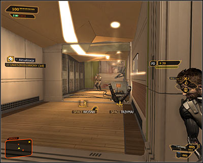 If youve been actively taking part in battles on the lower levels of the tower, then theres a big chance that enemy guards on this floor are hostile towards you and will be waiting for your arrival - (8) Aggressive solution: Reaching the Data Core - Searching for Proof - Deus Ex: Human Revolution Game Guide