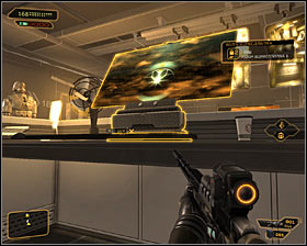 The guards arent going to be your only problem, because a new robot will leave its cage #1 - (9) Heading through the laser room - Searching for Proof - Deus Ex: Human Revolution Game Guide