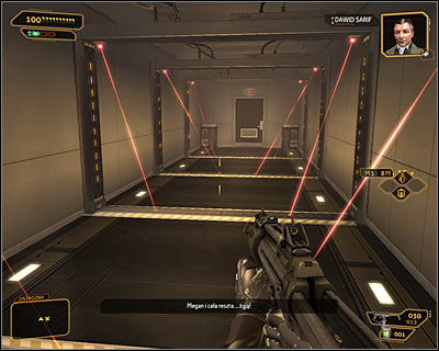 Start off by exploring the room where youve watched the recording to find an Ebook - (1) Aggressive solution: Going through the offices - Entering the Dragons Lair - Deus Ex: Human Revolution Game Guide