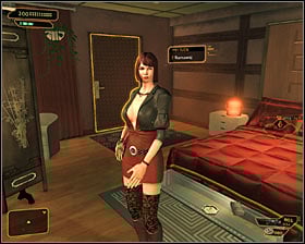 Enter the first room to your left #1 and wait for the club owner named Edgar Lee to finish an argument with one of his employees about installing augmentations - Rotten Business (steps 1-3) - Side quests - Deus Ex: Human Revolution Game Guide