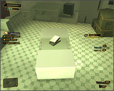 If you want to plant the drugs in Chans apartment, then you will have to interact with a small table (screen above) and the main character will automatically leave a package received from Mei Suen - Rotten Business (steps 4-8) - Side quests - Deus Ex: Human Revolution Game Guide