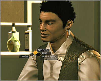 Approach the bar and initiate a second conversation with Bobby Bao - Bar Tab (steps 5-7) - Side quests - Deus Ex: Human Revolution Game Guide