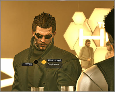 An alternative way of ending is this quest is to offer Bobby a deal, so that in exchange for your money Jaya will be left alone for good - Bar Tab (steps 5-7) - Side quests - Deus Ex: Human Revolution Game Guide
