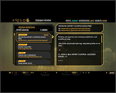 Your next step is to examine the autopsy report youve recently obtained and in order to do that you must open your journal - Shanghai Justice (steps 1-3) - Side quests - Deus Ex: Human Revolution Game Guide