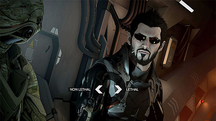 The moment when you can choose your starting equipment. - Black Market Buy - main quest - Dubai | Quests and maps - Deus Ex: Mankind Divided Game Guide