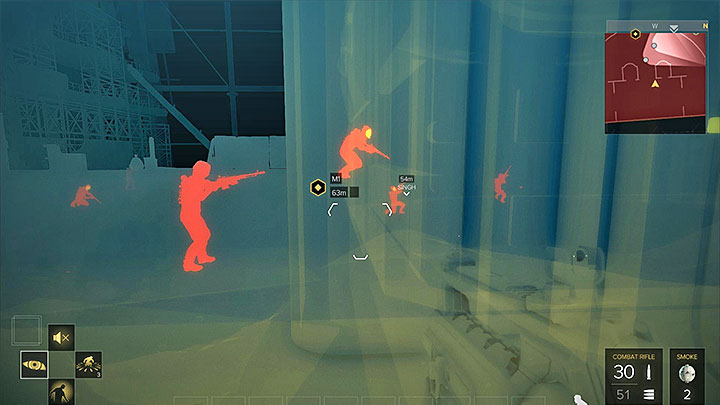 Using Smart Vision augmentation will allow you to easily locate enemies. - Black Market Buy - main quest - Dubai | Quests and maps - Deus Ex: Mankind Divided Game Guide