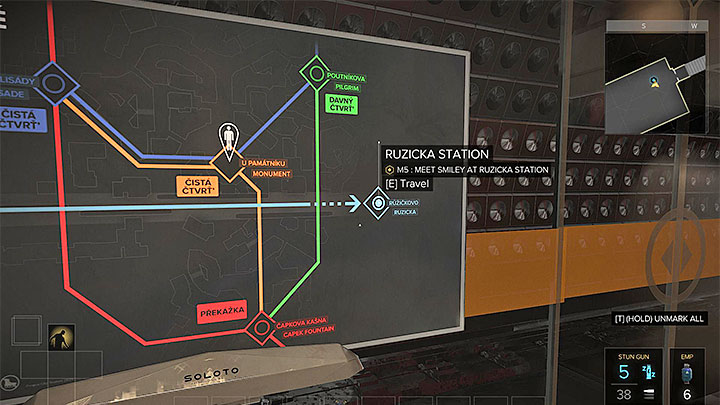 Choose Ruzicka station from the map - Claiming Jurisdiction - main quest - Main quests - Deus Ex: Mankind Divided Game Guide