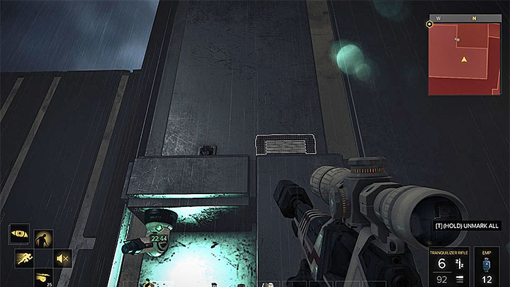 After reaching the upper balconies, you can just as well continue climbing to the theatre roof - Hunting Down the Final Clues - main quest - Prague (third visit) | Quests and maps - Deus Ex: Mankind Divided Game Guide