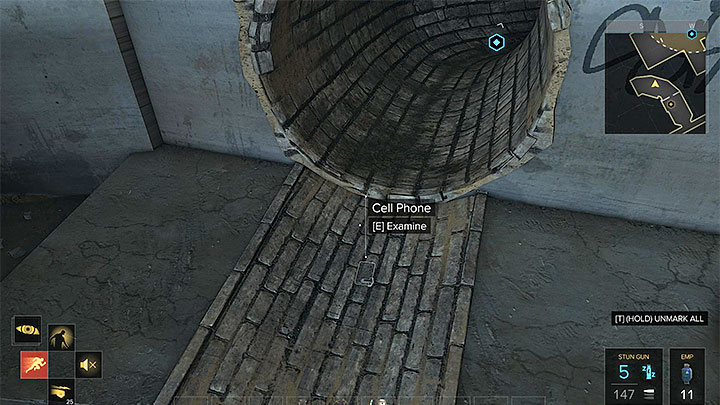 The round tunnel leads to the room where Daria can be found - The Last Harvest - side quest - Prague (third visit) | Quests and maps - Deus Ex: Mankind Divided Game Guide